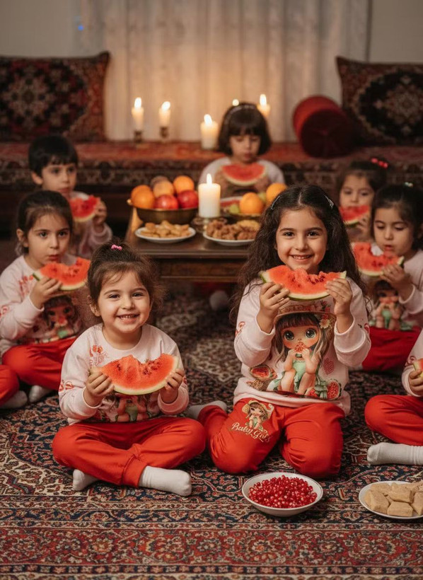 ست بلوز شلوار هندوانه ای _ 102507