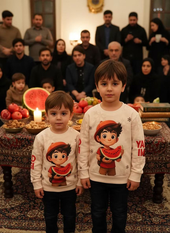 بلوز تک یلدایی پسرونه فینگردار _102494