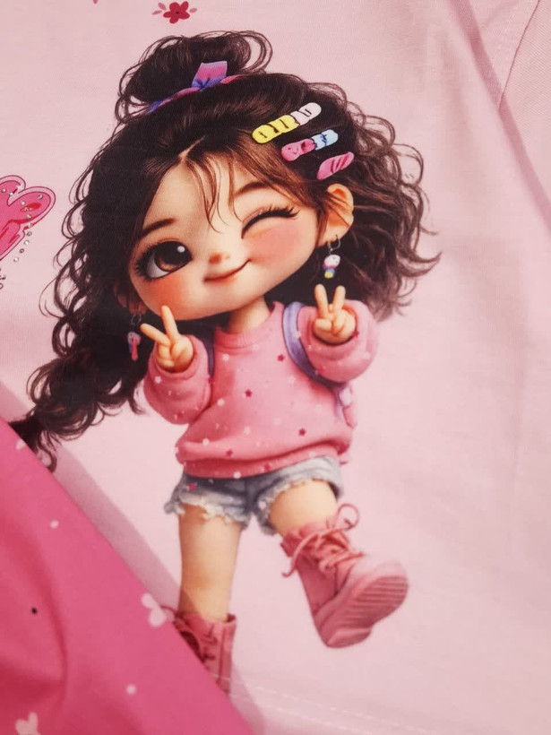 ست کراپ شلوارک خنک