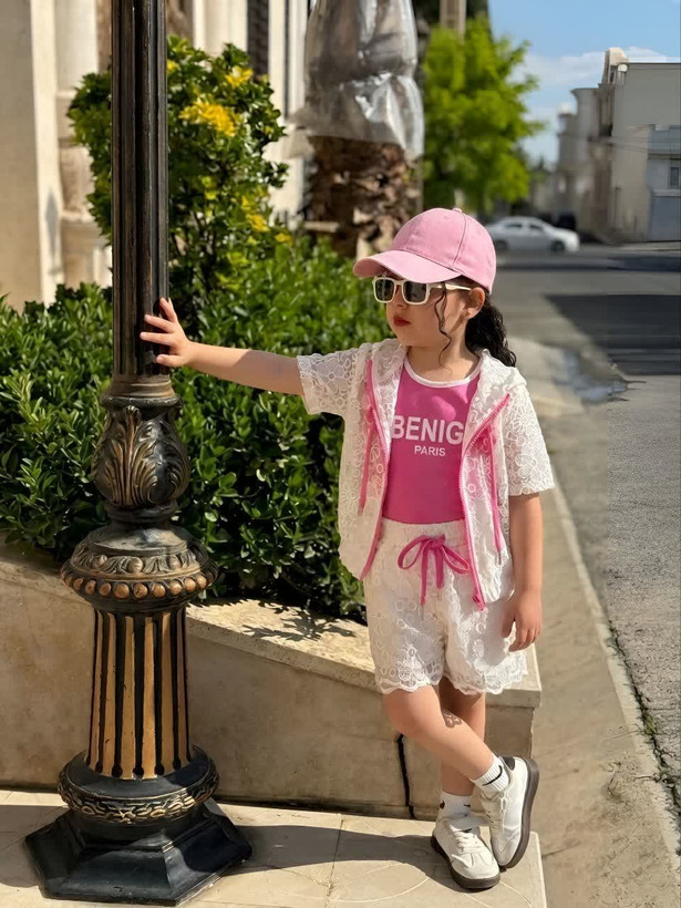 ست 3تیکه دانتل قیطون دوزی شده