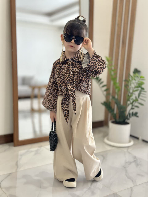 ست شومیز گره ای و شلوار